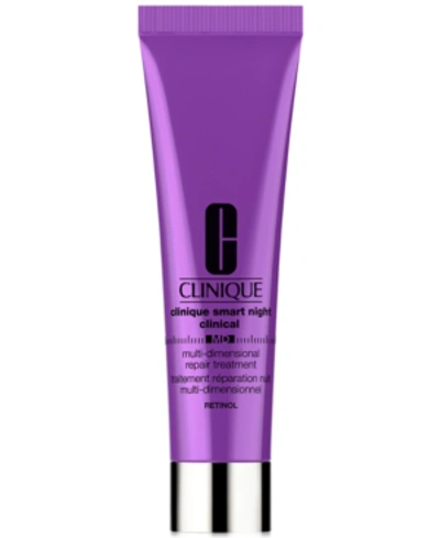 Shop Clinique Smart Night Clinical Md Multi-dimensional Repair Treatment Retinol Serum, 1 Oz.