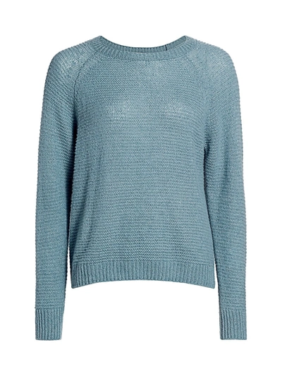 Shop Max Mara Women's Ciad Cloud Stitch Cashmere & Silk Sweater In Light Blue