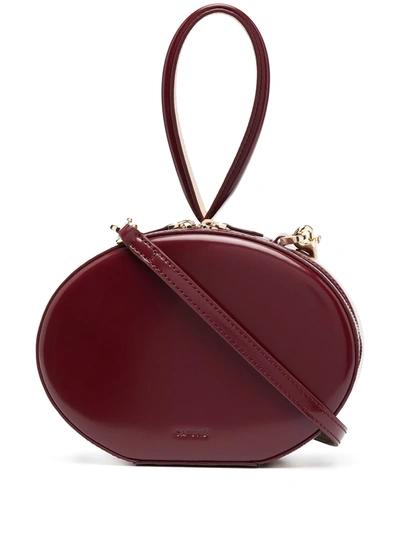 Shop Cafuné Small Egg Tote Bag In Red