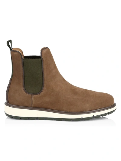 Shop Swims Motion Leather Chelsea Boots In Brown