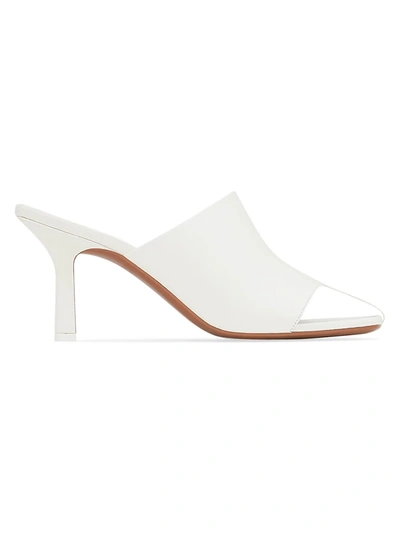 Shop Neous Jumel Leather Mules In Cream
