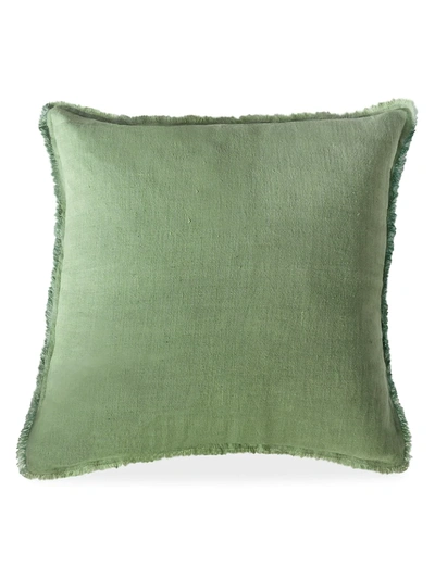 Shop Anaya Cross-dye Soft Linen Pillow In Size Small