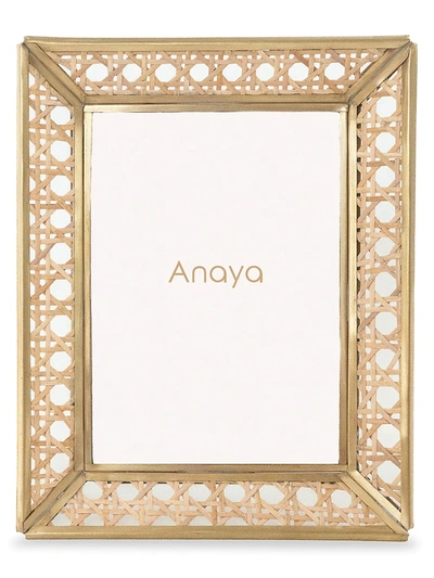 Shop Anaya Natural Cane Wicker Picture Frame In Size 6 X 8