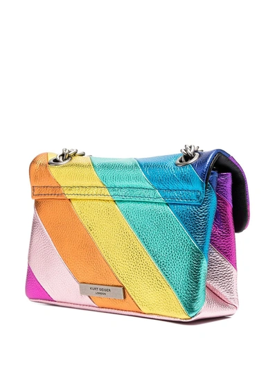 Kurt Geiger London Mini Kensington Leather Crossbody Bag In Multi