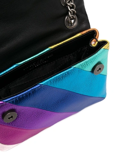 Kurt Geiger London Mini Kensington Leather Crossbody Bag In Multi