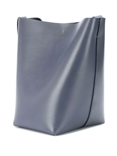 Shop Aesther Ekme Medium Sac Shoulder Bag In Grey
