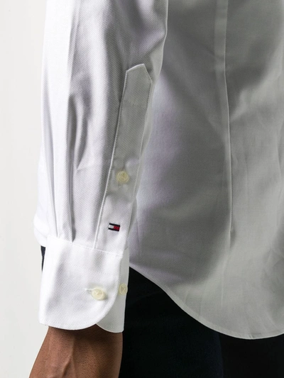 Shop Tommy Hilfiger Button-down Shirt In White