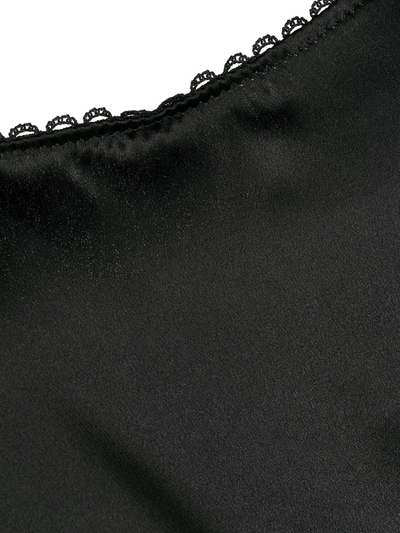 Shop Versace Logo Plaque Sleeveless Bodysuit In Black
