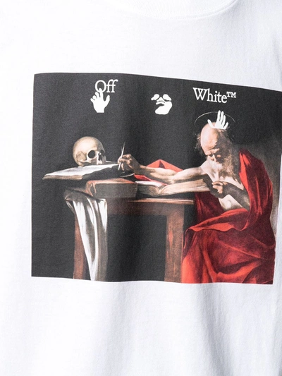 Shop Off-white Caravaggio Print T-shirt In White