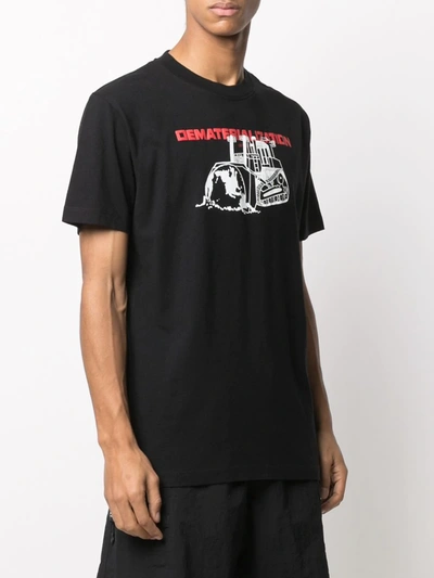 Shop Off-white Dematerialization T-shirt In Black