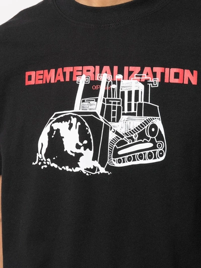 Shop Off-white Dematerialization T-shirt In Black