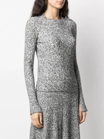 Mrz Long-sleeve Knit Jumper In White