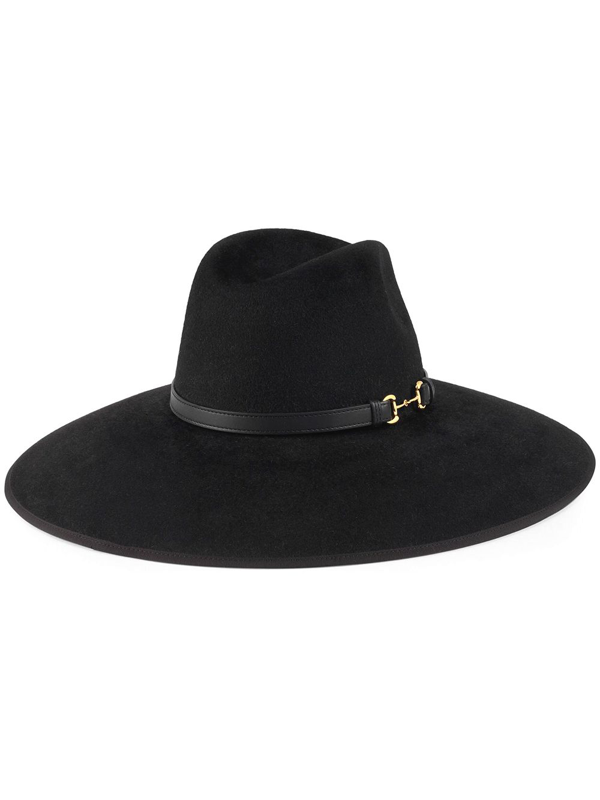 gucci felt wide brim hat