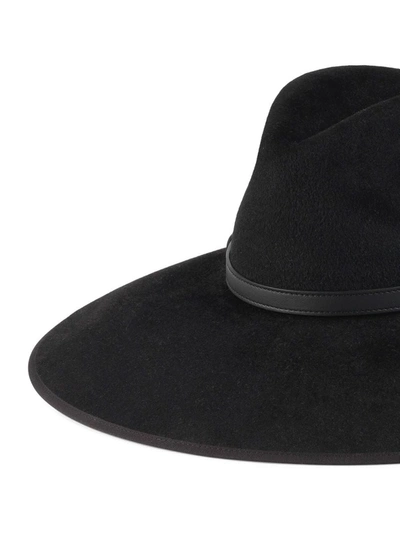 Shop Gucci Horsebit-detail Hat In Black