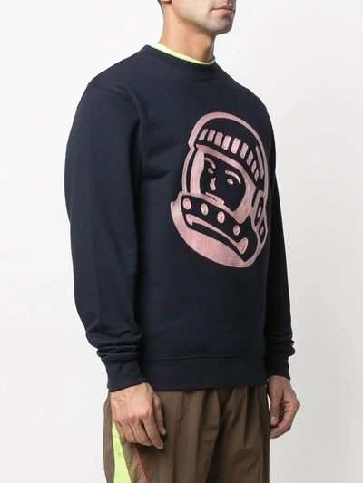 BILLIONAIRE BOYS CLUB CHAIN STITCH ASTRONAUGHT LOGO SWEATSHIRT 