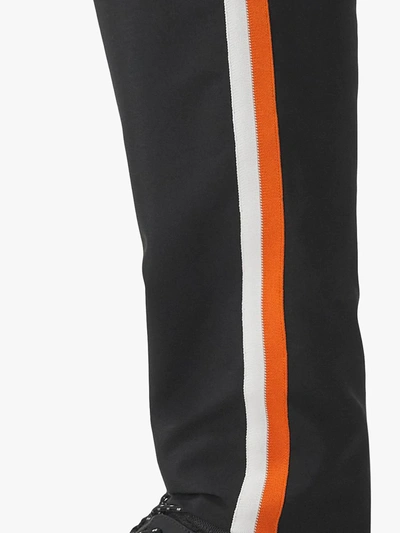 Shop Burberry Side Stripe-detail Track Pants In Black