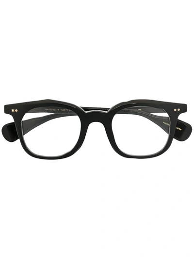 Masahiromaruyama Mm-0025 Chunky Round-frame Glasses In Black