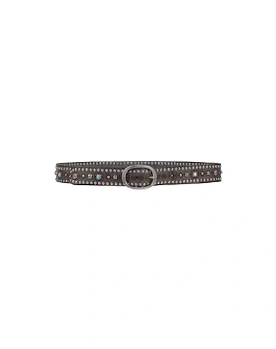 Shop Campomaggi Belts In Grey
