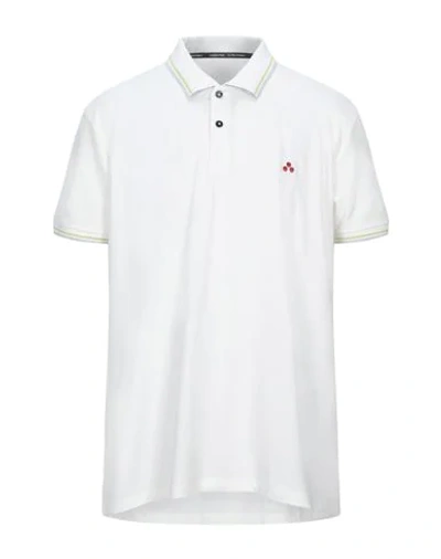 Shop Peuterey Polo Shirts In White