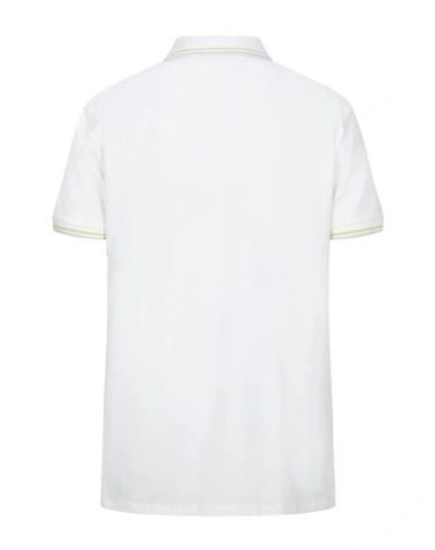 Shop Peuterey Polo Shirts In White
