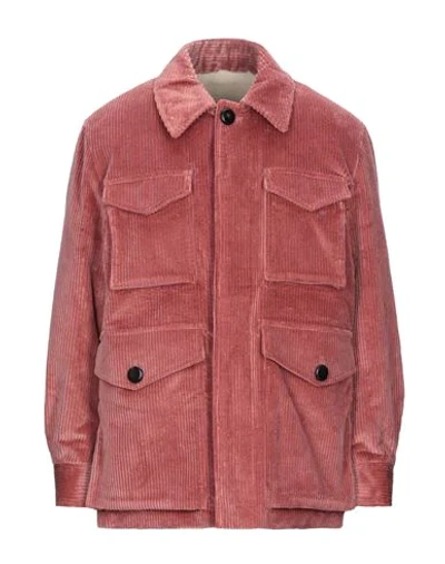 Shop Ami Alexandre Mattiussi Jacket In Pastel Pink
