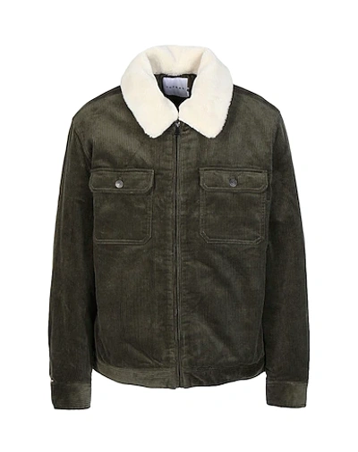 Shop Topman Jacket In Military Green