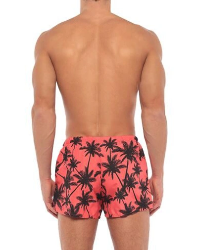 Shop Yes I Am Swim Trunks In Coral