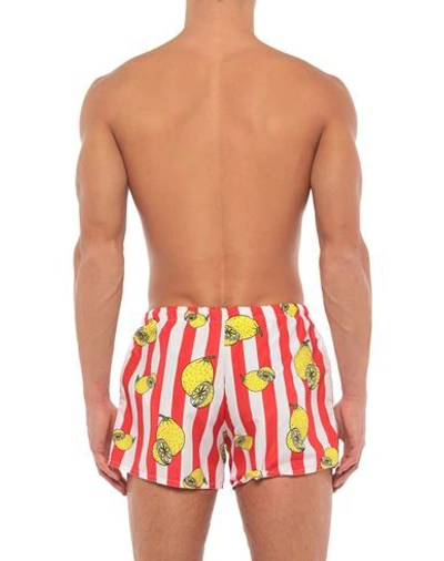 Shop Yes I Am Swim Trunks In Red