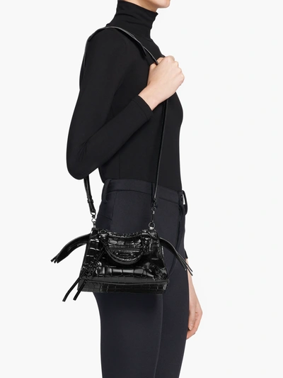 Shop Balenciaga Neo Classic Top Handle Mini Bag In Black