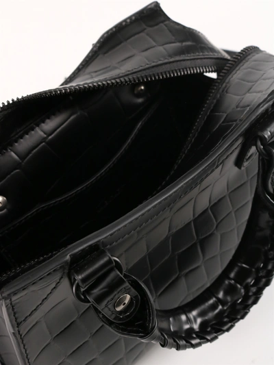 Shop Balenciaga Neo Classic Top Handle Mini Bag In Black
