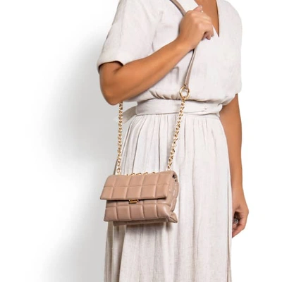 Shop House Of Want "h.o.w." We Slay Small Shoulder Bag In Taupe