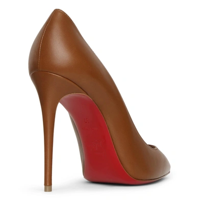 Shop Christian Louboutin Kate 100 Nappa Nude 5