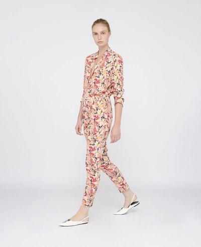 Shop Stella Mccartney Multicolour Christine Silk Trousers In Multicolor