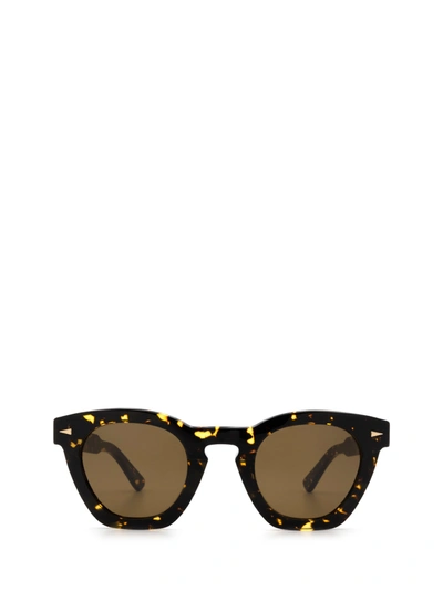 Shop Ahlem Montorgueil Yellow Turtle Sunglasses