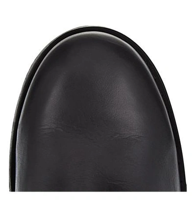 Shop Kurt Geiger Richmond Leather Ankle Boots In Black