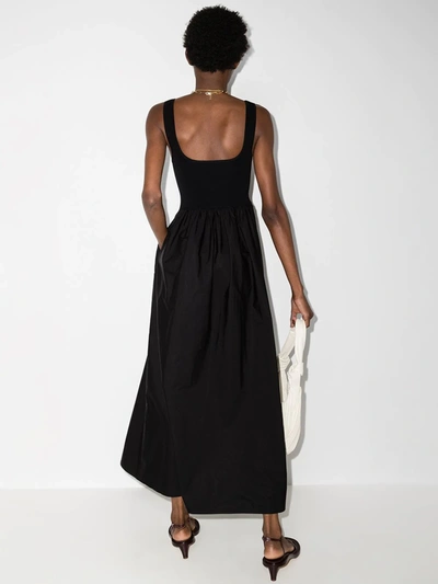 Matteau + Net Sustain Stretch-knit Maxi Dress In Black