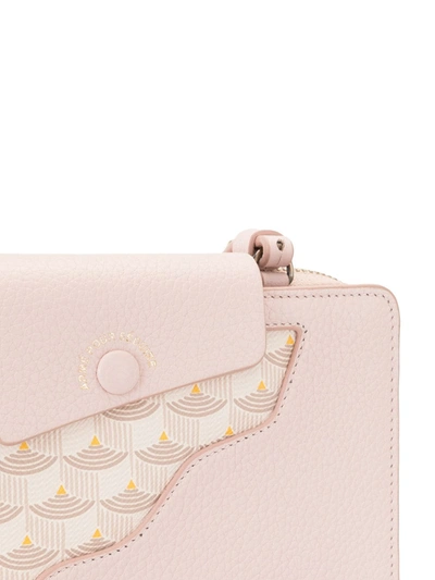 Fauré Le Page Holster Panel Detail Shoulder Bag In Pink