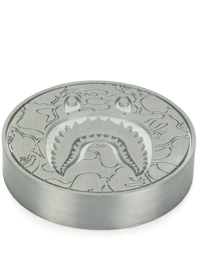 Shop A Bathing Ape Shark Paper Weight In Silver