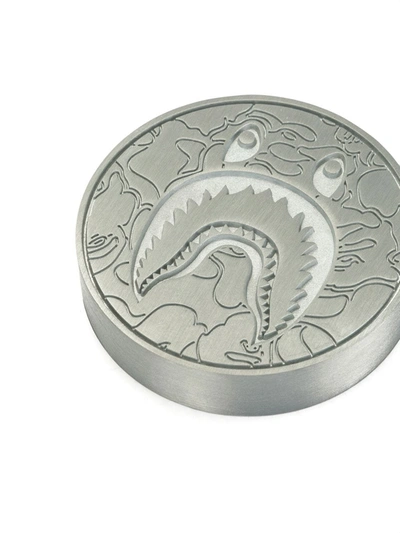 Shop A Bathing Ape Shark Paper Weight In Silver