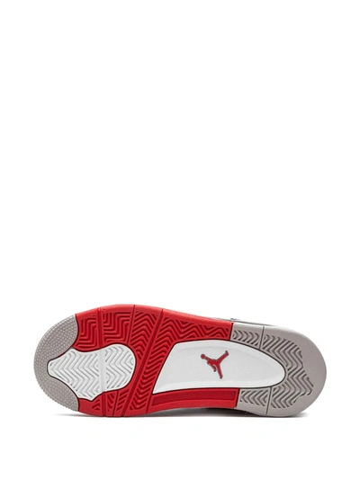 Shop Jordan 4 Retro "fire Red 2020" Sneakers In White