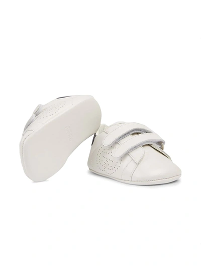 Shop Gucci Ace Pre-walkers In White