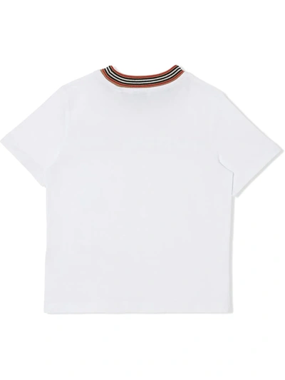 Shop Burberry Confectionery -print Cotton T-shirt In White