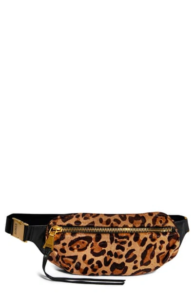 Shop Aimee Kestenberg Milan Belt Bag In Large Leopard Calf Hair