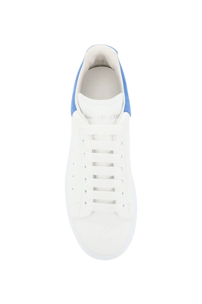 Shop Alexander Mcqueen Oversized Sneakers In White Electric Blue