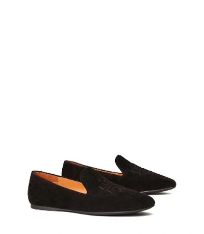 Shop Tory Burch Ruby Smoking Slipper In Perfect Black