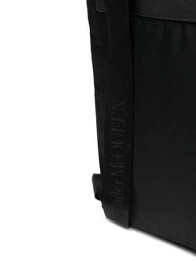 Shop Alexander Mcqueen Logo Detail Backpack In Black