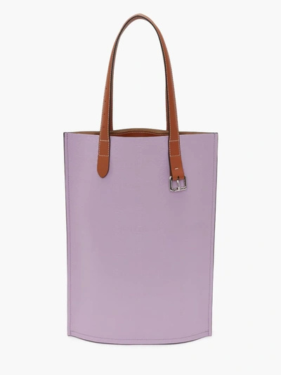 Shop Jw Anderson N/s Belt Tote In Purple