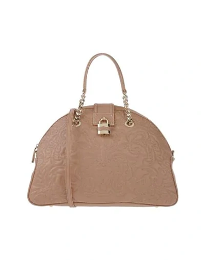 Shop Cavalli Class Handbags In Pale Pink