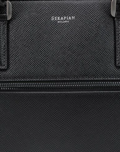 Shop Serapian Handbags In Black