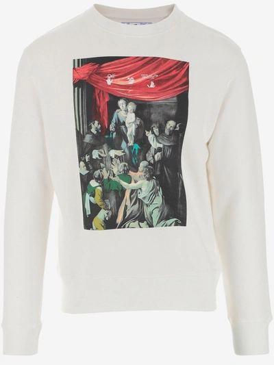 Shop Off-white Off White Sweaters In Bianco